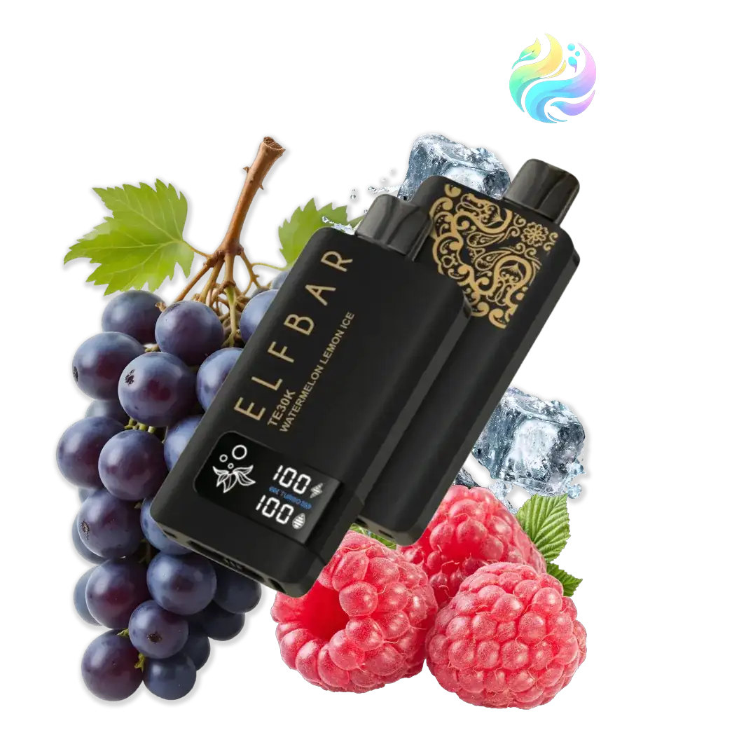 ELFBAR TE NEW 30K BLACK GRAPE RASPBERRY ICE