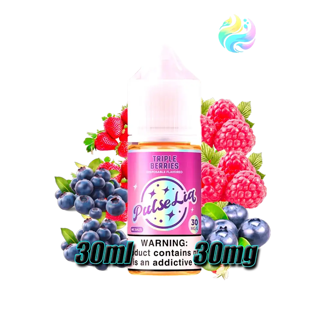 Vaper Recargables Geek Bar Geek Bar Salt 30ml 30Mg PULSELIQ 30ML TRIPLE BERRIES 30MG GEEKBAR