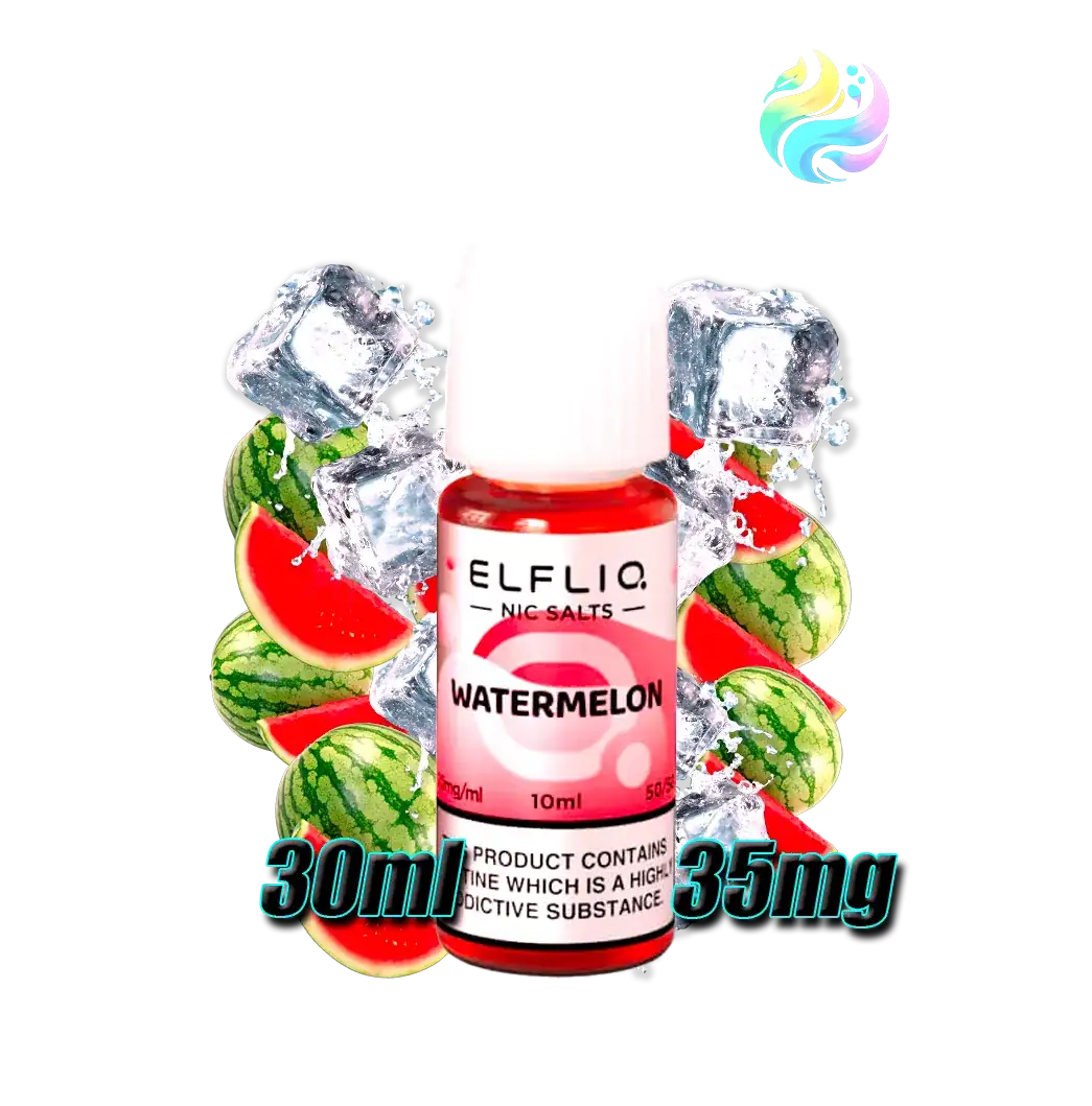 Vaper Recargables Elfliq Salt 30 Mg 35 Mg ELFLIQ SALT 30ML WATERMELON ICE 35MG