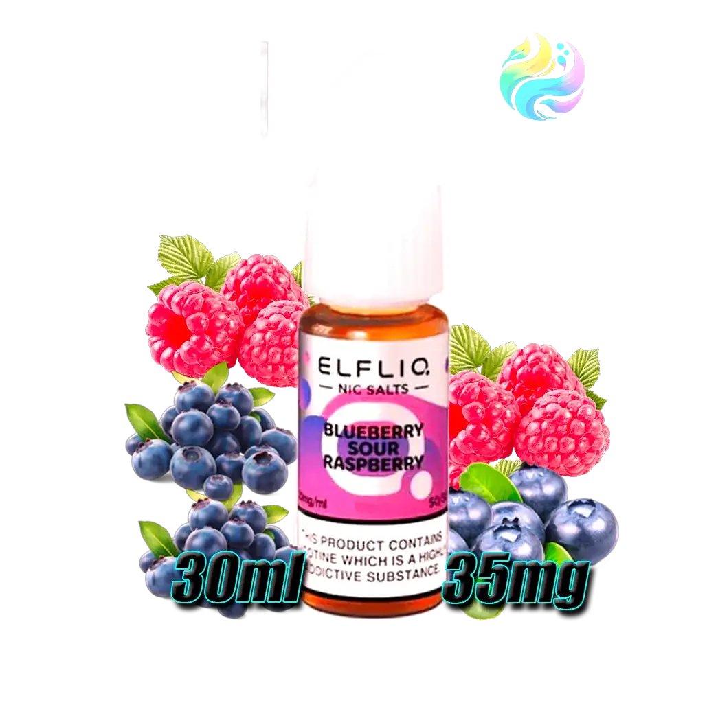 Vaper Recargables Elfliq Salt 30 Mg 35 Mg ELFLIQ SALT 30ML BLUEBERRY SOUR RASP 35MG